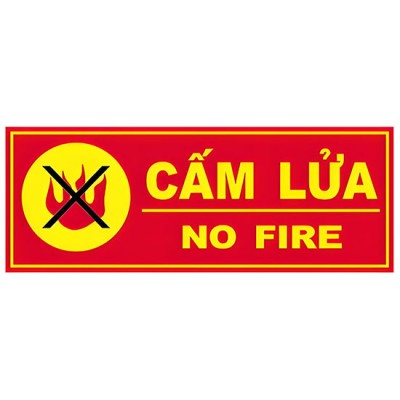 Bảng cấm lửa – NO FIRE