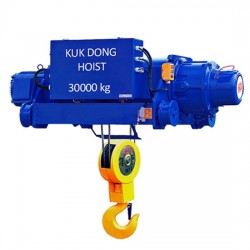 Palăng cáp điện dầm đôi 15 tấn 2 tốc độ 12m KUKDONG KDWDC-15T12L