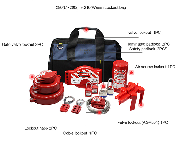 bộ khóa van an toàn LOCKEY LG06 1