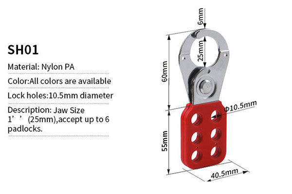 khoa cang cua kep 25mm lockey sh01 1