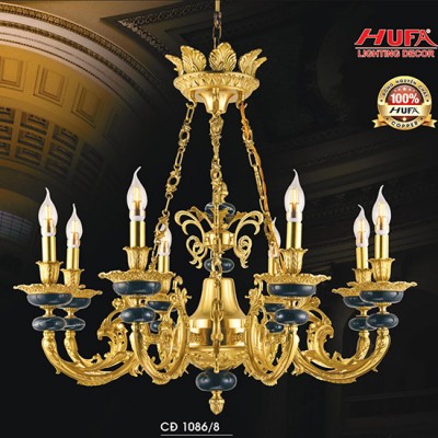 Đèn chùm đồng HUFA CĐ 1086/8