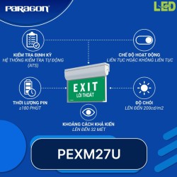 Đèn chỉ dẫn thoát hiểm PARAGON PEXM27U