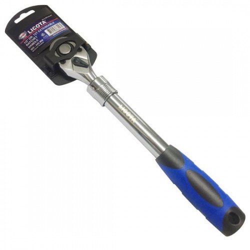 Cờ lê bánh cóc  72 răng cho đầu khấu 1/2 inch  cán có tăng Licota ALH-00124-HT