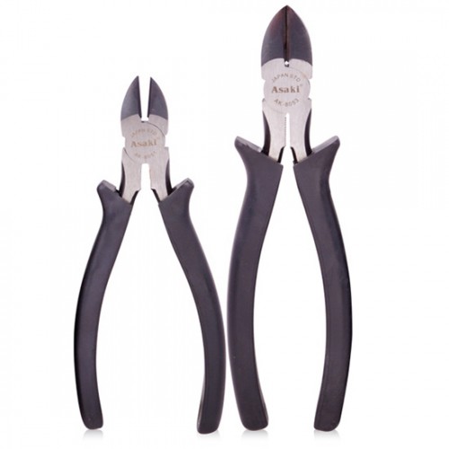 Kềm cắt cán đen kiểu Mỹ 200mm ASAKI AK-8053
