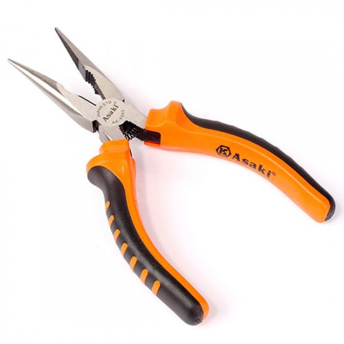 Kềm mỏ nhọn kiểu Mỹ 8''/200mm Asaki AK-8095