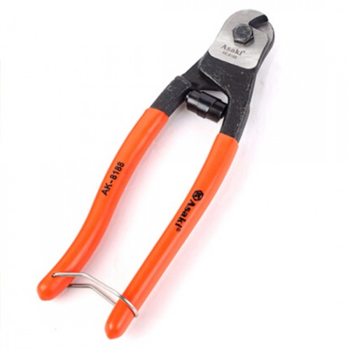 Kềm cắt cáp thép Ø0.5mm ASAKI AK-8188