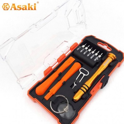 Bộ dụng cụ sửa chữa điện thoại 17 chi tiết Asaki AK-9077