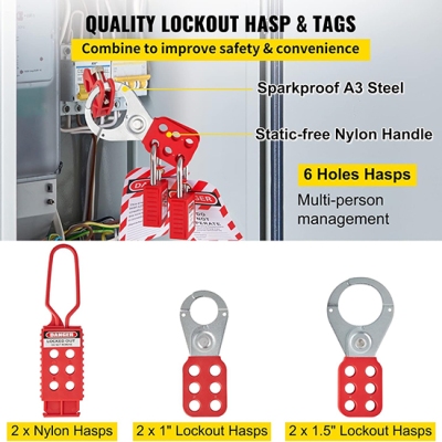 Bộ LOTO công nghiệp đầy đủ dùng cho nhiều tình huống PROLOCKEY LG03