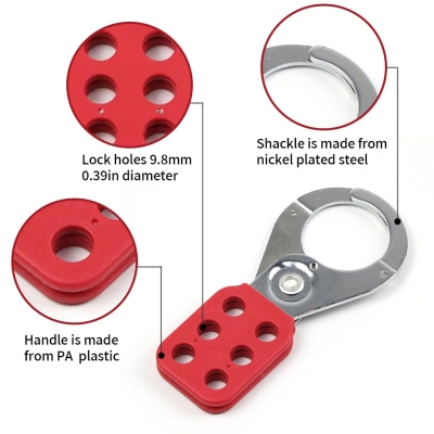 Khóa Kẹp Hasp Hàm Thép 38mm PROLOCKEY SH02 – Dùng Tối đa 6 người