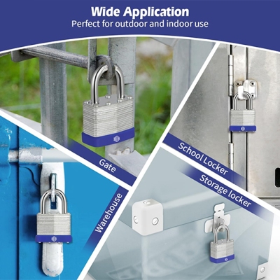 Ổ khóa nhiều lớp chống thấm bằng thép còng khóa 23mm PROLOCKEY LP01