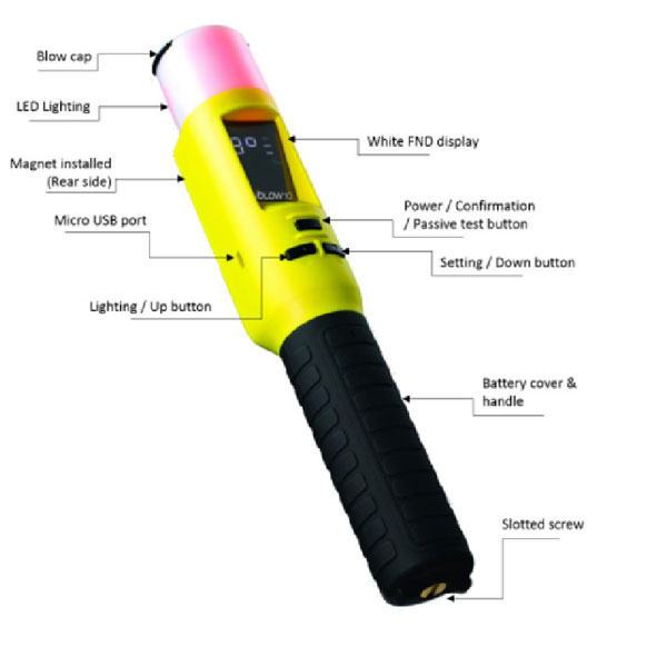 Máy đo nồng độ cồn SENTECH iblow 10 3